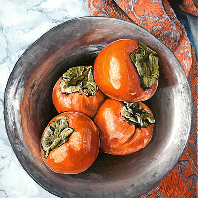 Still life with Persimmon