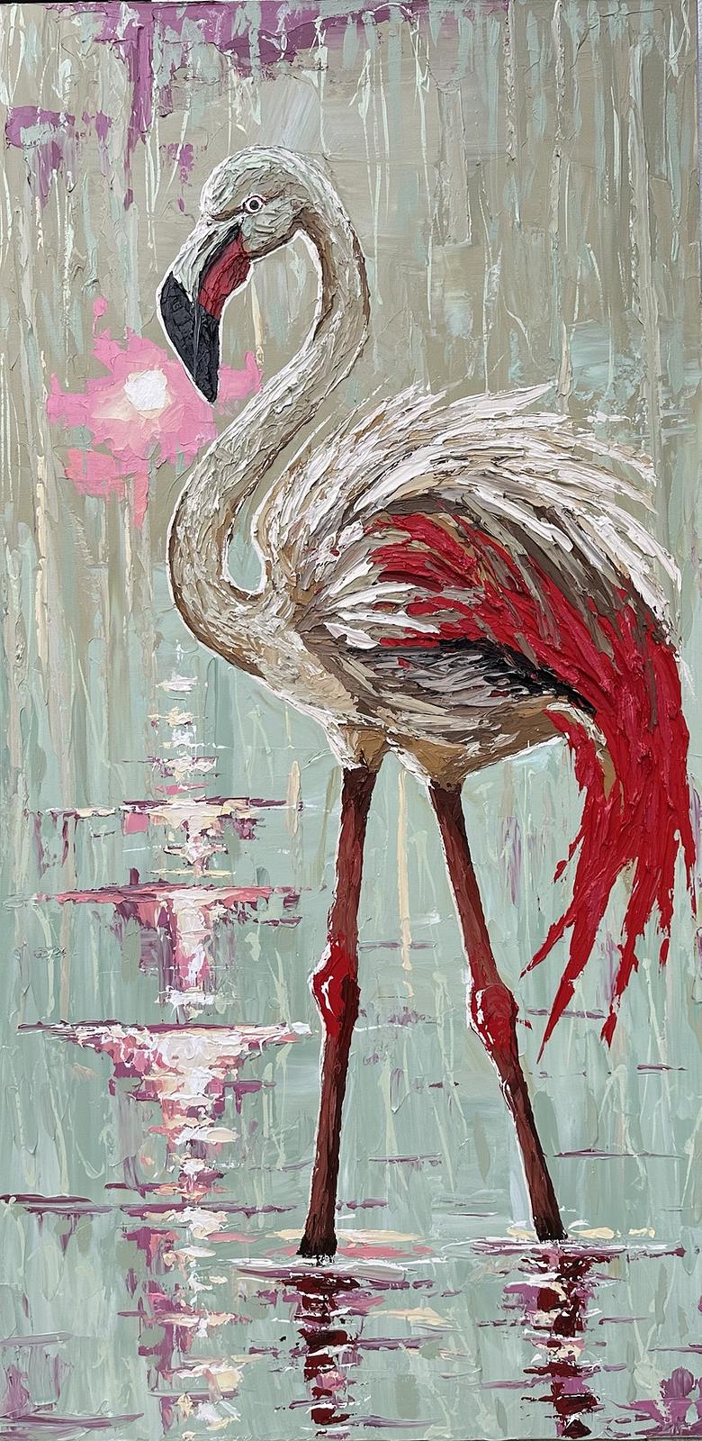 Green Flamingo