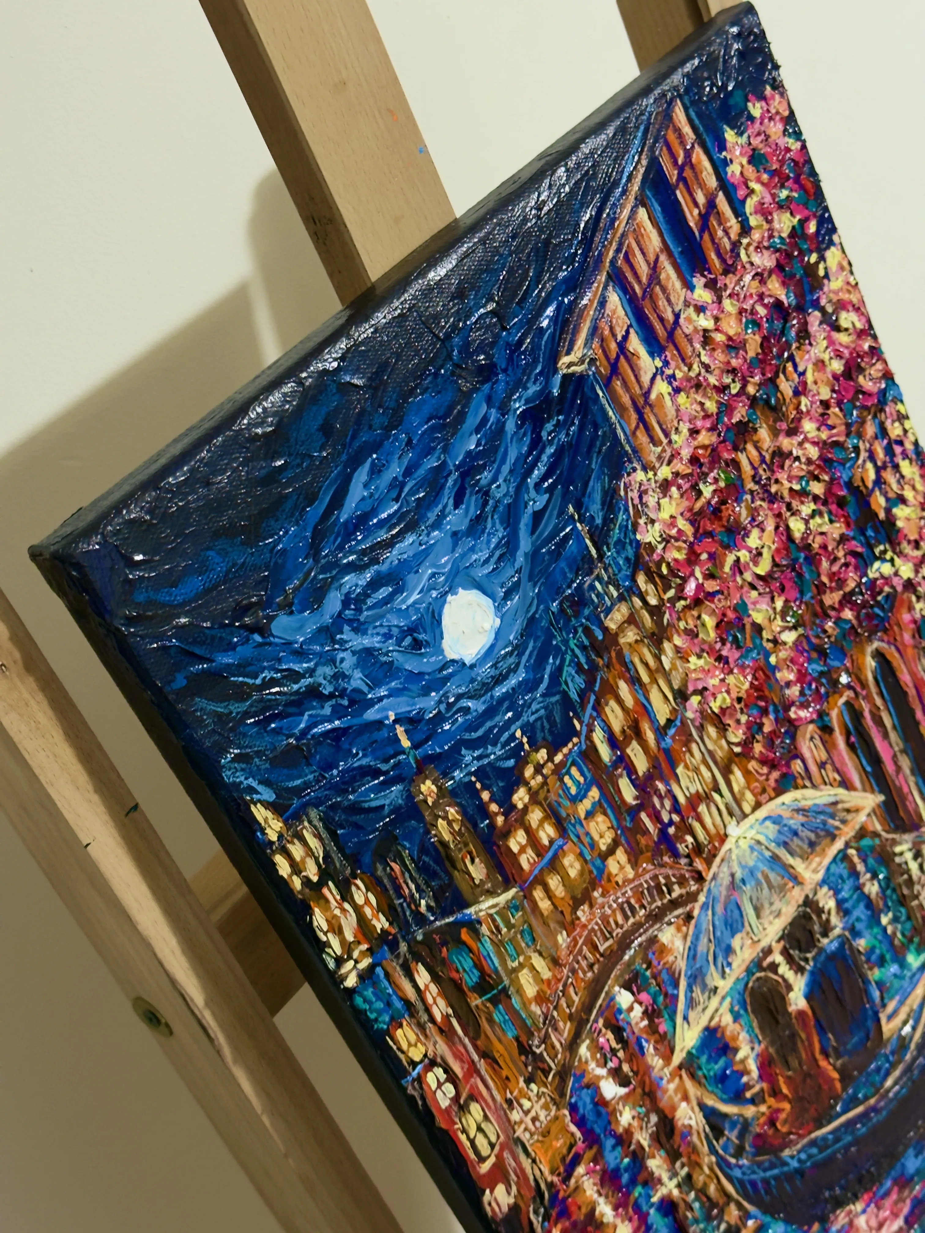 Bild von Moments with You von Elena Adele Dmitrenko, Größe: 60 x 40 cm, Malerei Medium, Teil der Forever Moments Serie, zum Preis von $1280 Foto 2 von 8.