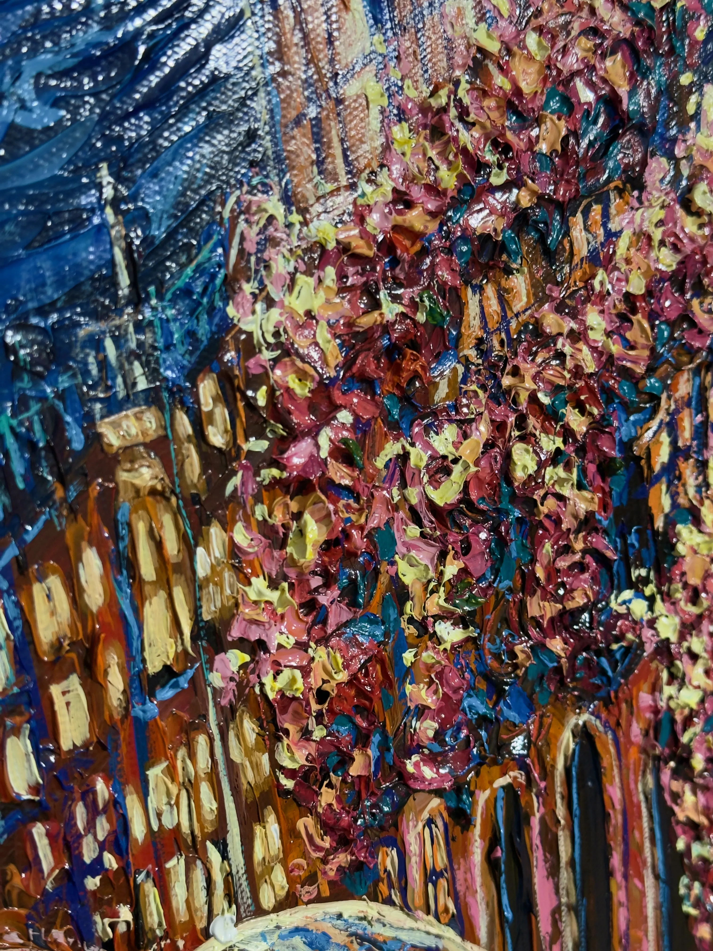 Obraz Moments with You autorstwa Elena Adele Dmitrenko, rozmiar: 60 x 40 cm, medium Malarstwo, część serii Wieczny moment, cena: $1280 Zdjęcie 7 z 8.