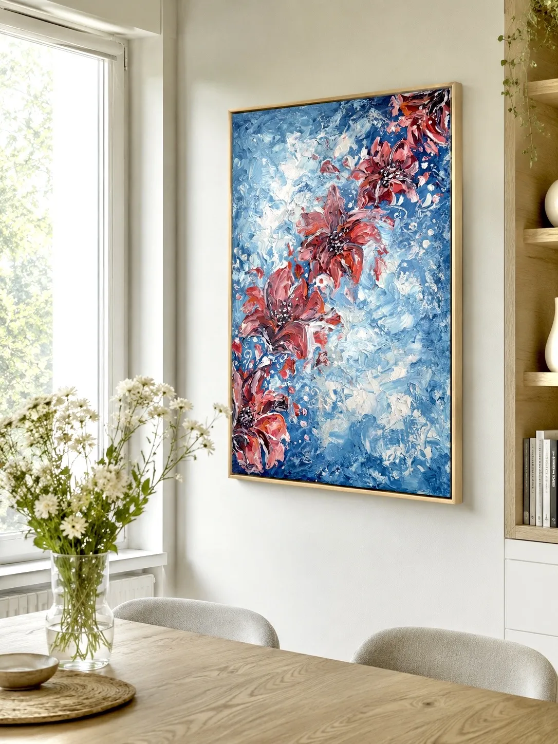 Imagen de Levedad de Elena Adele Dmitrenko, tamaño: 60 x 40 cm, hecho de acrílico impasto sobre lienzo, medio Pintura, de Polonia, parte de la serie Jardín Mágico, con un precio de $1180 Foto 2 de 8.