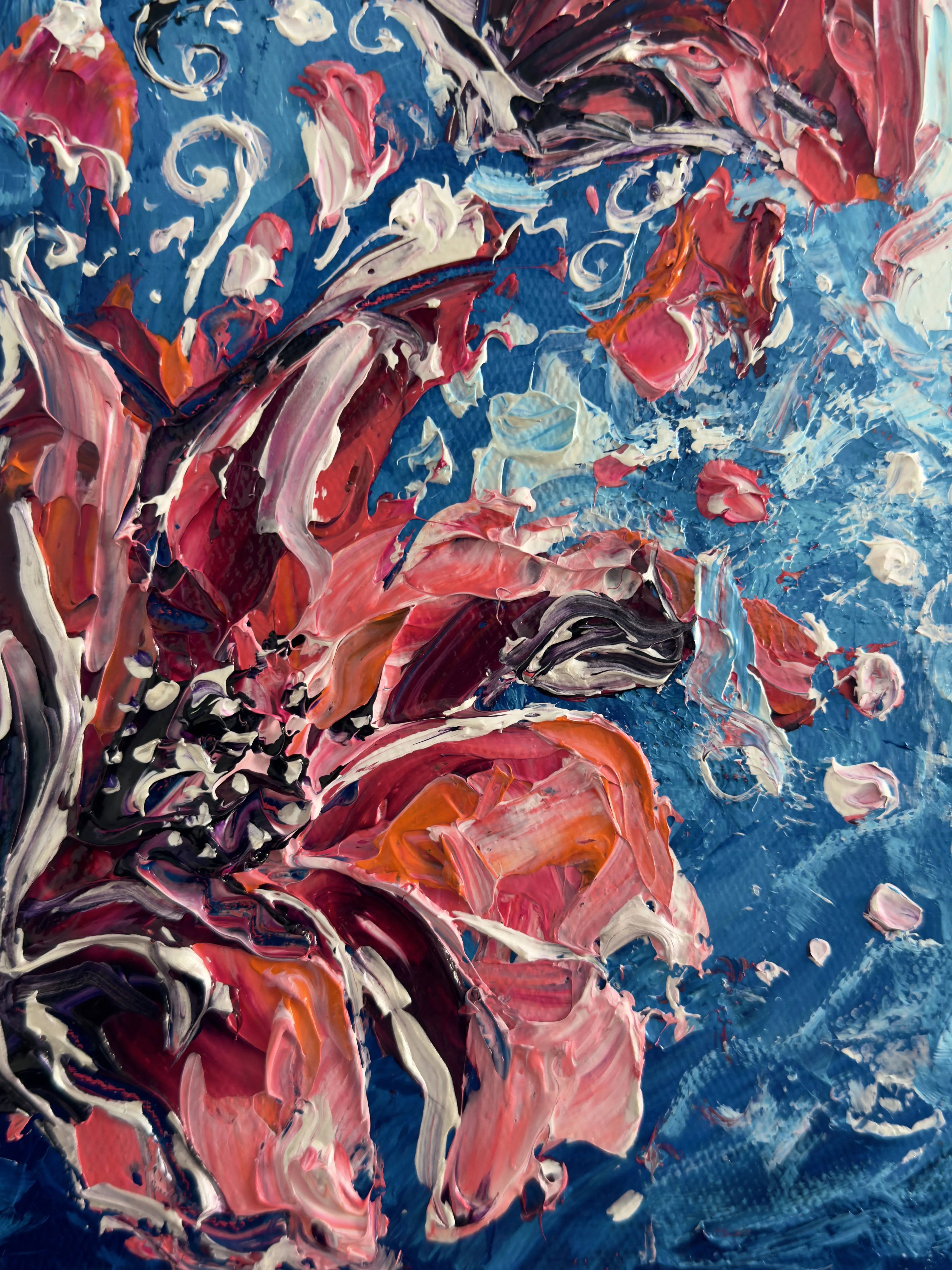 Obraz Ulga autorstwa Elena Adele Dmitrenko, rozmiar: 60 x 40 cm, wykonany z akryl impasto na płótnie, medium Malarstwo, z Polska, część serii Magiczny Ogród, cena: $1180 Zdjęcie 7 z 8.