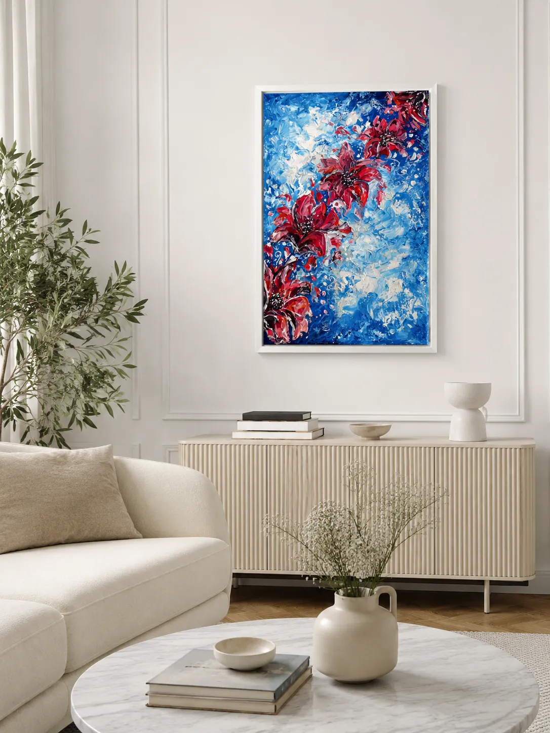 Bild von Luftigkeit von Elena Adele Dmitrenko, Größe: 60 x 40 cm, hergestellt aus Acryl-Impasto auf Leinwand, Malerei Medium, aus Polen, Teil der Magic Garden Serie, zum Preis von $1180 Foto 3 von 8.