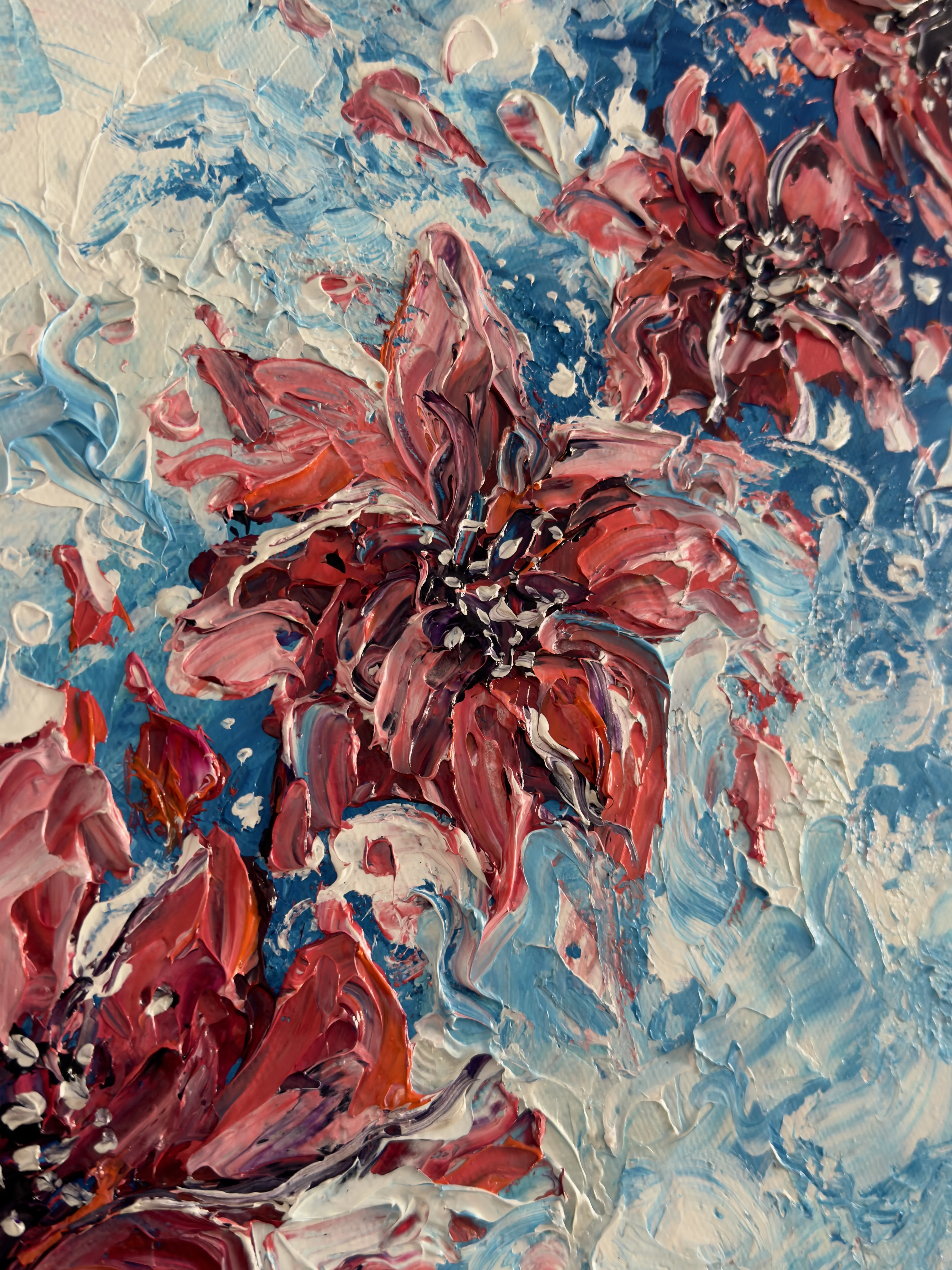 Bild von Luftigkeit von Elena Adele Dmitrenko, Größe: 60 x 40 cm, hergestellt aus Acryl-Impasto auf Leinwand, Malerei Medium, aus Polen, Teil der Magic Garden Serie, zum Preis von $1180 Foto 6 von 8.
