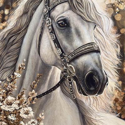 Majestic Horse . Magic Garden